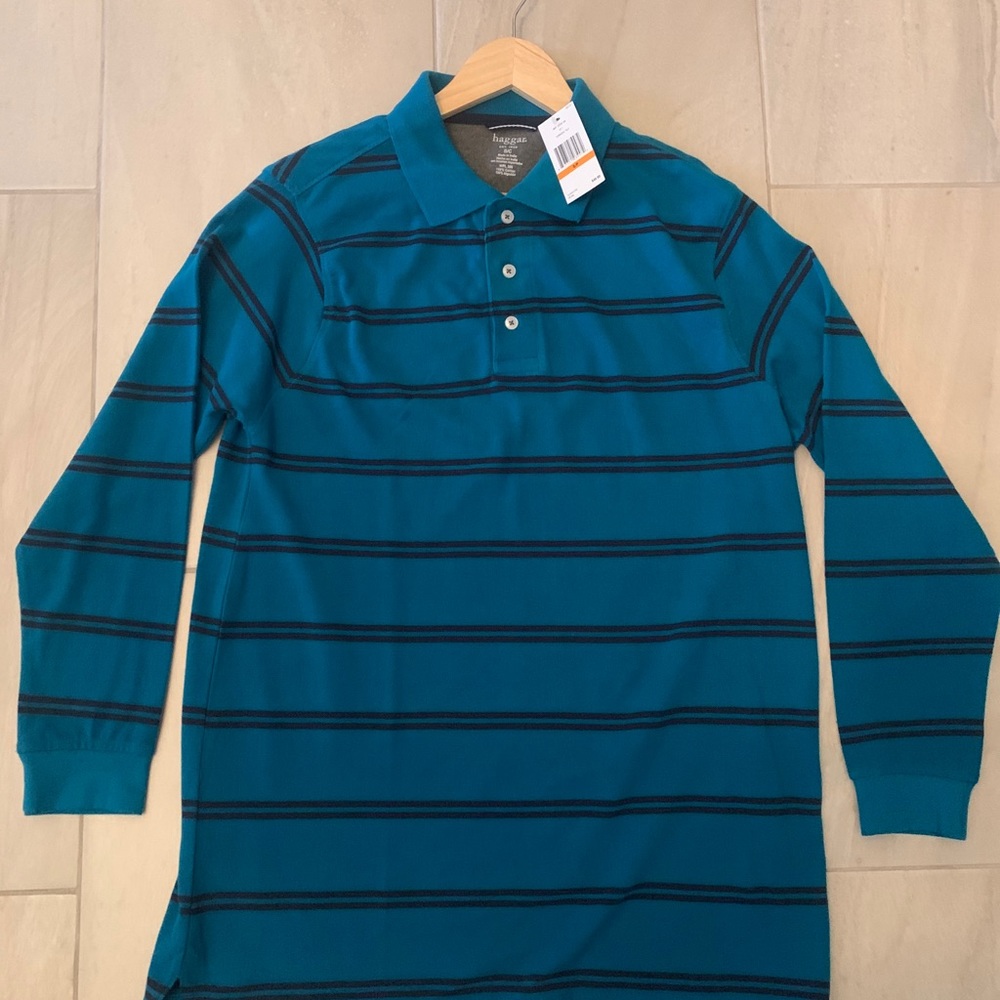 NEW Haggar Mens Long Sleeve Size Small